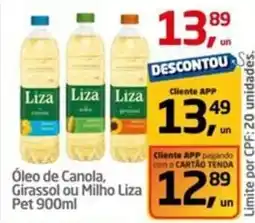 Tenda Atacado Óleo de Canola Girassol ou Milho Liza oferta