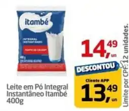 Tenda Atacado Leite em Pó Integral Instantâneo Itambé oferta
