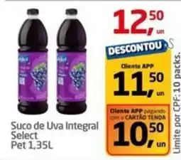 Tenda Atacado Suco de Uva Integral Select oferta