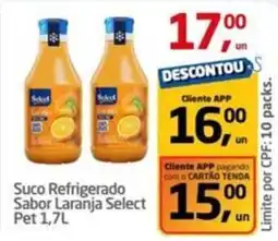 Tenda Atacado Suco refrigerado sabor laranja select oferta