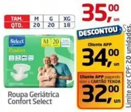 Tenda Atacado roupa geriátrica confort select oferta