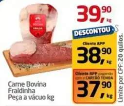 Tenda Atacado Carne Bovina Fraldinha Peça a vácuo oferta