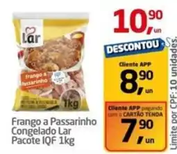 Tenda Atacado Frango a passarinho congelado lar pacote iof 1kg oferta
