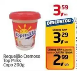 Tenda Atacado Requeijão cremoso top milks oferta