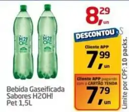 Tenda Atacado Bebida Gaseificada Sabores H2O! H oferta