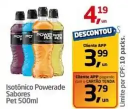 Tenda Atacado Isotônico Powerade Sabores oferta