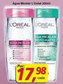 Supermercados Guanabara Agua Micelar L'Oreal 200ml oferta