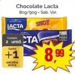 Supermercados Rena Chocolate lacta oferta