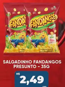 Tatico Salgadinho fandangos presunto oferta