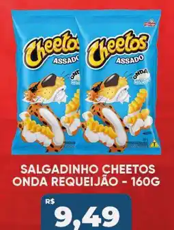 Tatico Salgadinho cheetos onda requeijão oferta
