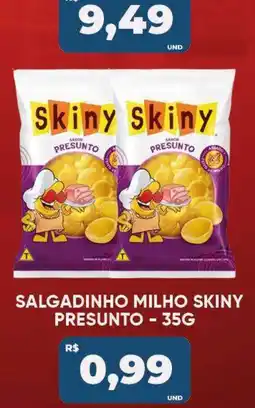 Tatico Salgadinho milho skinny presunto oferta
