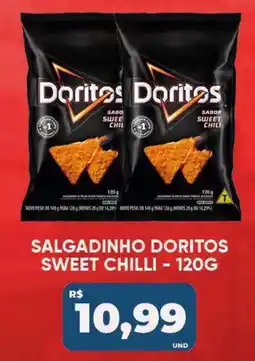 Tatico Salgadinho Doritos sweet chilli oferta