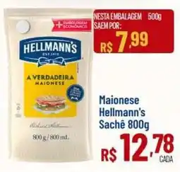 Max Atacadista Maionese hellmann's sachê oferta