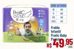 Max Atacadista Fralda infantil pratic baby oferta