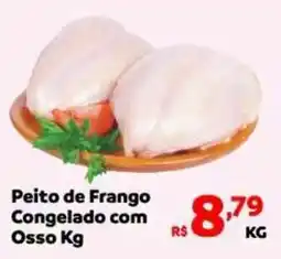 Max Atacadista Peito de Frango Congelado com Osso Kg oferta