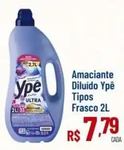 Max Atacadista Amaciantes diluido ypê tipos frasco 2l oferta