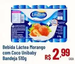 Max Atacadista Bebida Láctea Morango com Coco Unibaby oferta