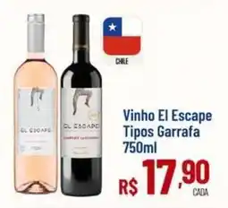 Max Atacadista Vinho el escape tipos garrafa oferta