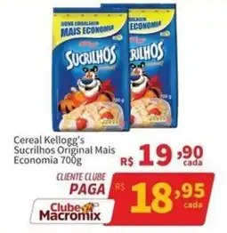 Macromix Atacado Cereal Kellogg's Sucrilhos Original Mais Economia oferta