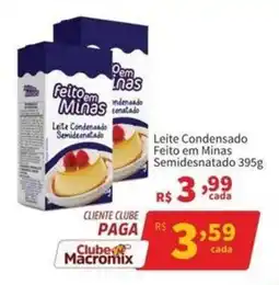 Macromix Atacado Leite Condensado Feito em Minas Semidesnatado oferta