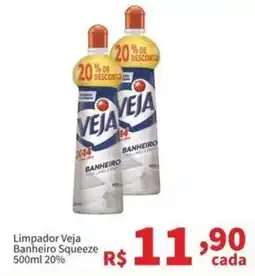 Macromix Atacado Limpador Veja Banheiro Squeeze oferta
