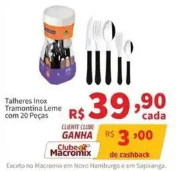 Macromix Atacado Talheres inox tramontina leme oferta