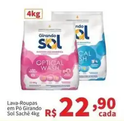 Macromix Atacado Lava-Roupas em Pó Girando Sol Sache oferta