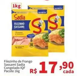 Macromix Atacado Filezinho de Frango Sassami Sadia oferta