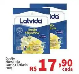 Macromix Atacado Queijo Mussarela Latvida Fatiado oferta
