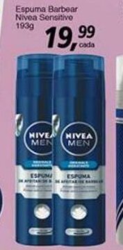 Supermercados Guanabara Espuma Barbear Nivea Sensitive 193g oferta
