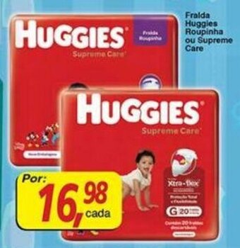 Supermercados Guanabara Fralda Huggies Roupinha ou Supreme Care oferta