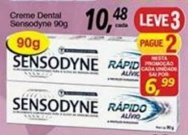 Supermercados Guanabara Creme Dental Sensodyne 90g oferta