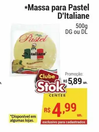 Stok Center Massa para Pastel D'Italiane 500g oferta