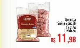 Mart Minas Linguiça suína saudali pct 1kg unidade oferta