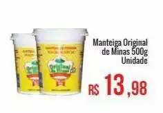Mart Minas Manteiga original de minas 500g unidade oferta
