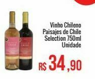 Mart Minas Vinho chileno paisajes de chile selection 750ml unidade oferta
