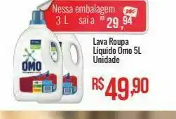 Mart Minas Lava roupa líquido omo 5l unidade oferta