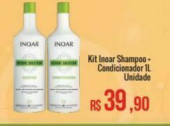Kit inoar shampoo + condicionador 1l unidade
