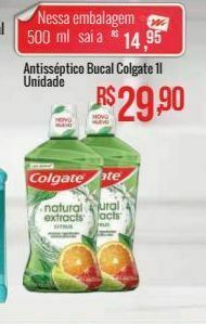 Mart Minas Antisséptico bucal colgate 1l unidade oferta