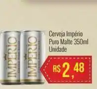 Mart Minas Cerveja império puro malte 350ml unidade oferta