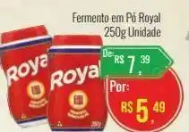 Fermento em pó royal 250g unidade