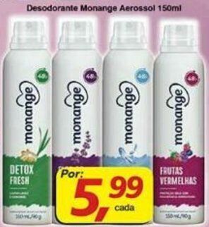 Supermercados Guanabara Desodorante Monange Aerossol 150ml oferta