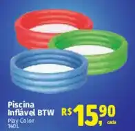 Supermercados Mateus Piscina Inflável BTW Play Color oferta