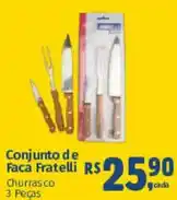 Supermercados Mateus Conjunto de faca fratelli oferta