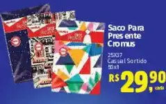 Supermercados Mateus Saco Para Presente Cromus oferta