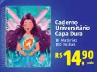 Supermercados Mateus Caderno universitário capa dura oferta