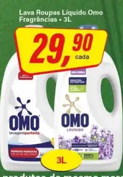 Rede Supermarket Lava Roupas Líquido Omo Fragrâncias oferta