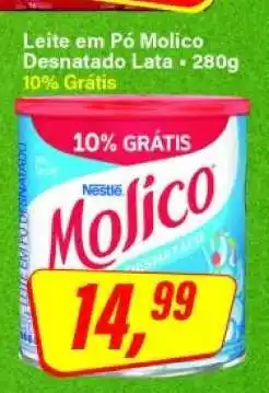 Rede Supermarket Leite em Pó Molico Desnatado Lata oferta