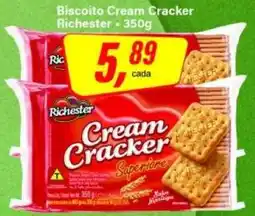 Rede Supermarket Biscoito Cream Cracker Richester - 350g oferta