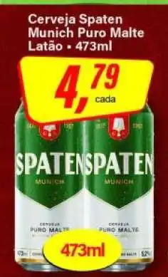 Rede Supermarket Cerveja Spaten Munich Puro Malte oferta